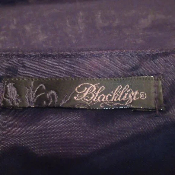 Blacklist Lip Service Lace Crochet Maxi Skirt, Ruffles Witchy Goth Rare Black - Picture 17 of 17